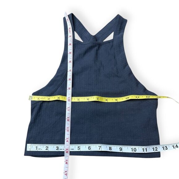 INTIMATELY FREE PEOPLE Women’s Dark Gray Sleeveless Catch Up Crop Brami Size Med - Picture 6 of 7
